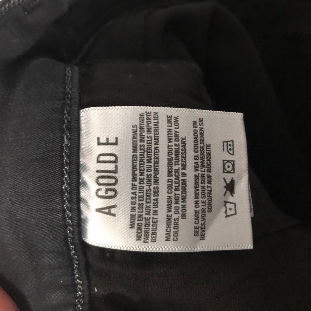 🔥5 for $25 sale🔥 AGOLDE Sophie Skinny in Luxe black - Picture 13 of 13